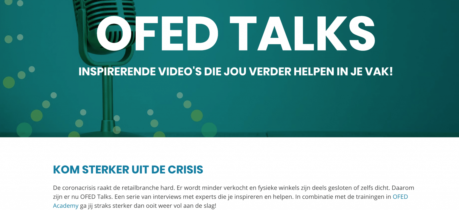 OFED Talks van start