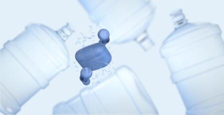 Linkbuds gemaakt van waterflessen