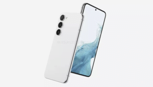 Image of Samsung Galaxy S23 render without camera island