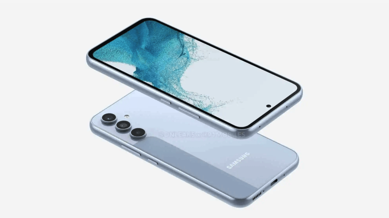 Galaxy A54 renders