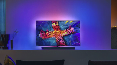 foto van een philips tv