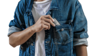 Philips External SSD in a t-shirt