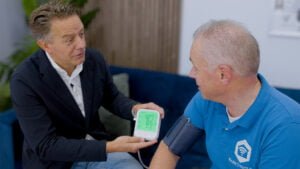 Oscar Amperse met collega Jacob