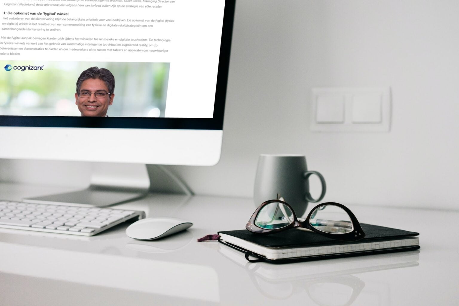 Mockup with blog article on consultancy.nl