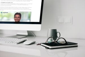 Mockup with blog article on consultancy.nl