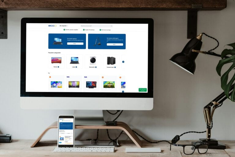 Website van BCC als prijsvergelijker