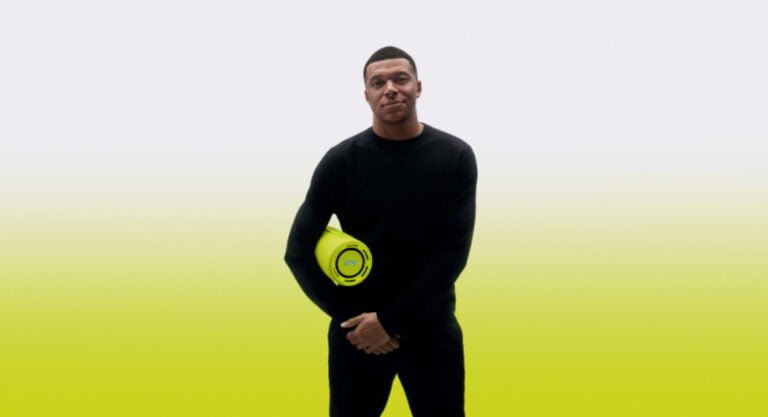 Mbappé met Loewe speaker