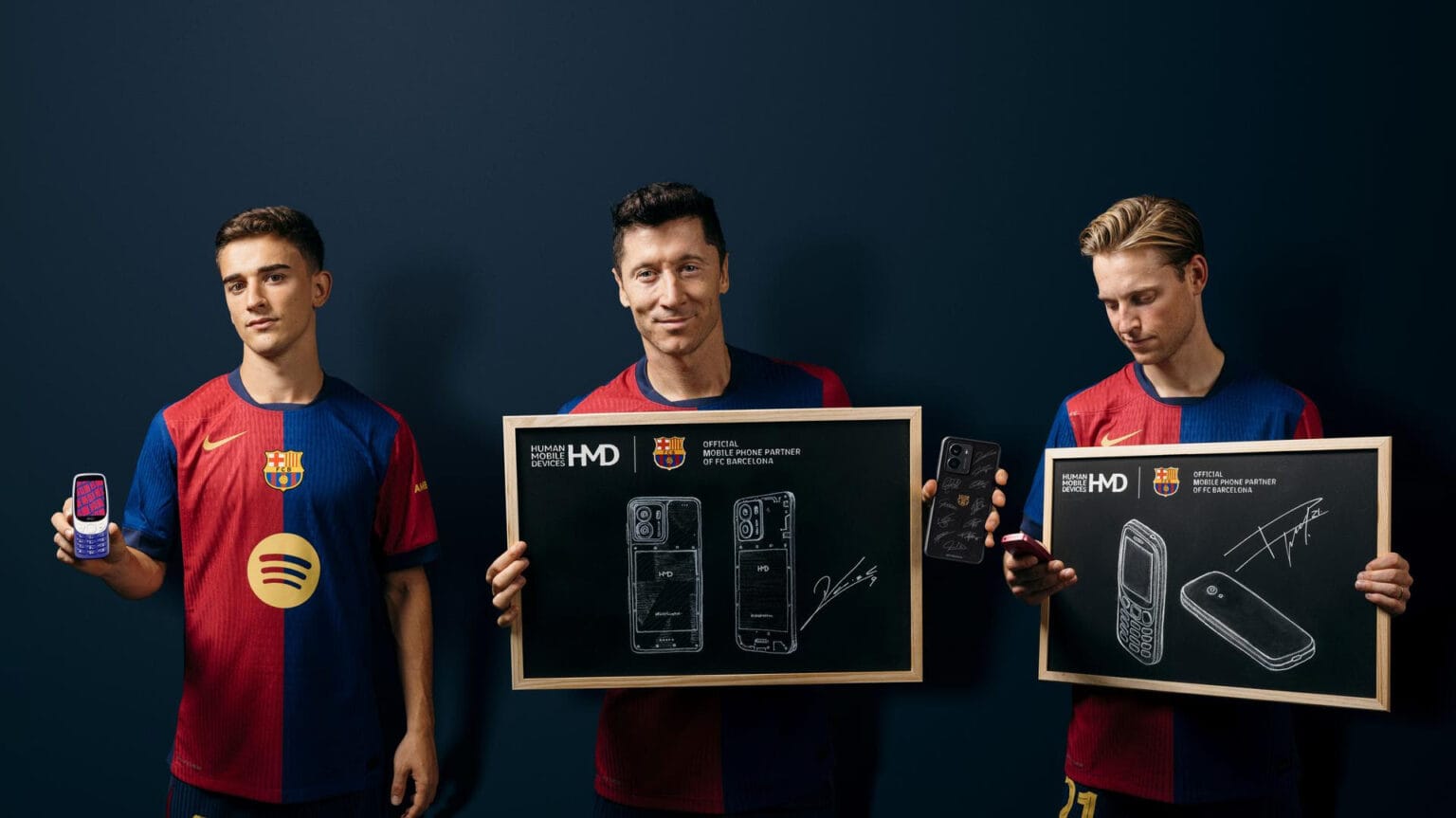 HMD en FC Barcelona lanceren twee nieuwe telefoons met focus op minder schermtijd