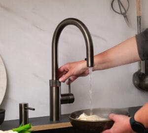 ‘Quooker wil binnen vijf jaar uitbreiden naar VS, Canada en Australië’ Een werkende Quooker.