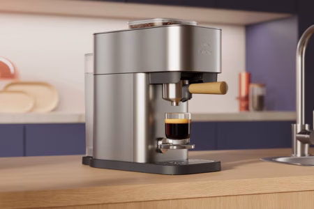 Baristina Plus van Philips op een aanrecht