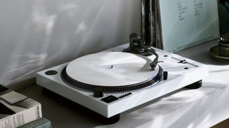 Witte speler van Audio-Technica